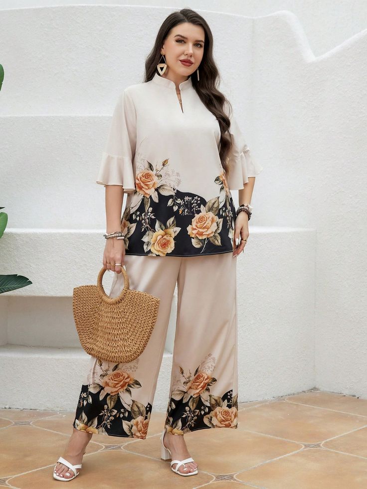 Breezy & Beautiful – Floral Palazzo Set for Every Season