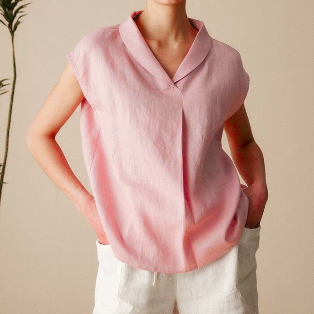 Modern Minimal Pink Top – Everyday Luxe Look