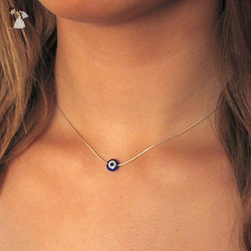 Elegant Silver Evil Eye Protection Necklace