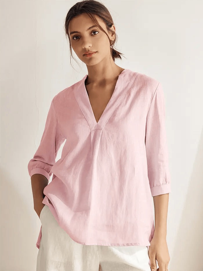 Modern Minimal Pink Top – Everyday Luxe Look