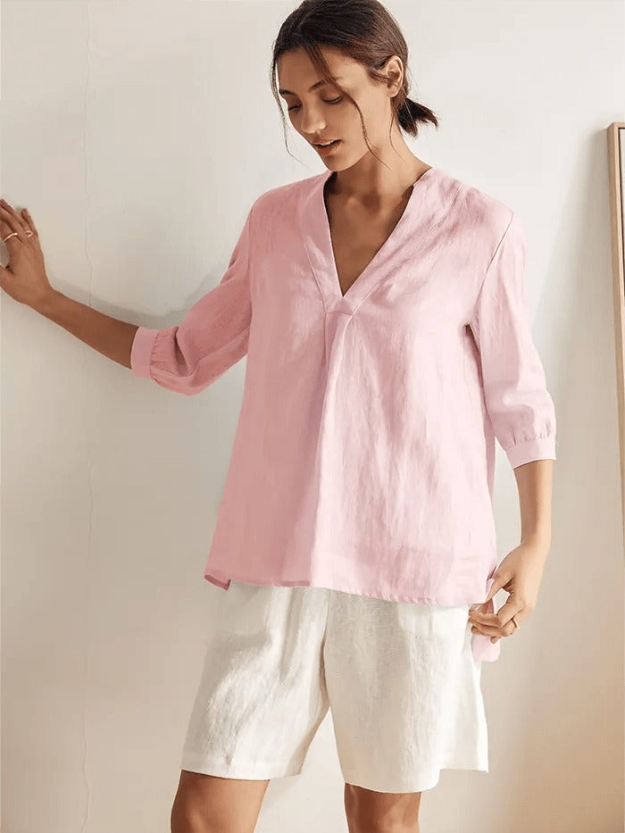 Modern Minimal Pink Top – Everyday Luxe Look